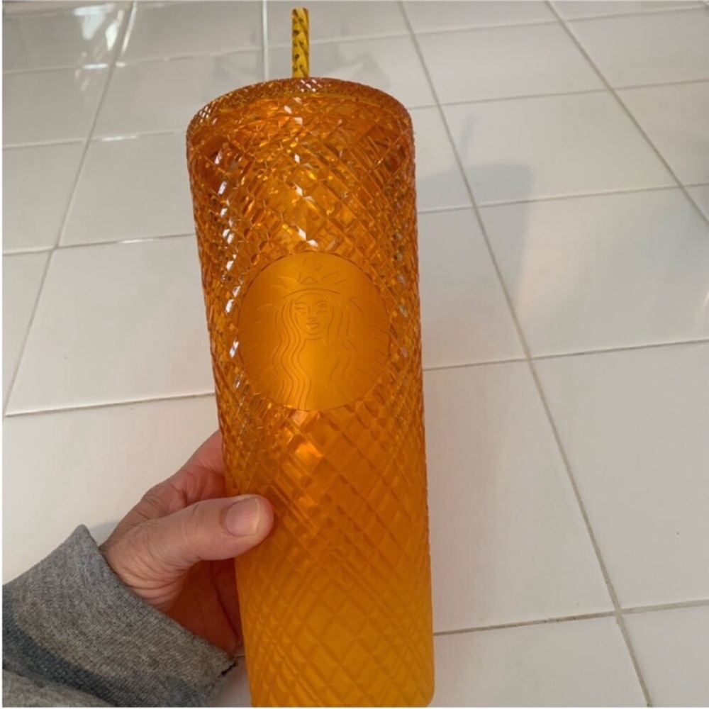Starbucks Mango Ombre Jeweled Tumbler